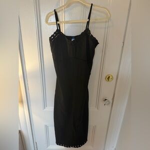 Old Navy Black Eyelet Dress